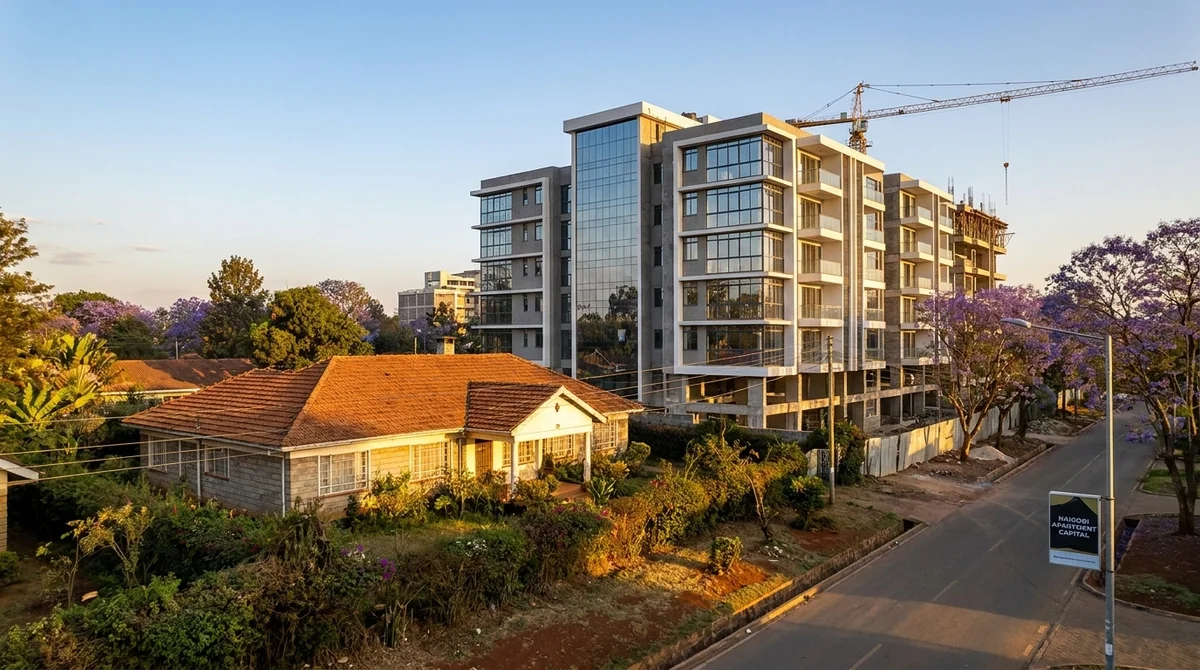 The Disappearing Standalone House in Nairobi's Apartment Capital